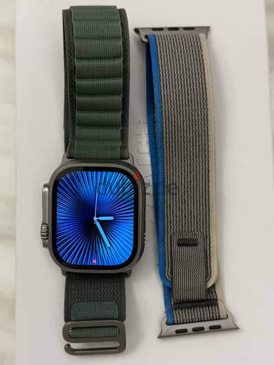 Original Apple Watch Ultra 1 - Green Alpine Loop