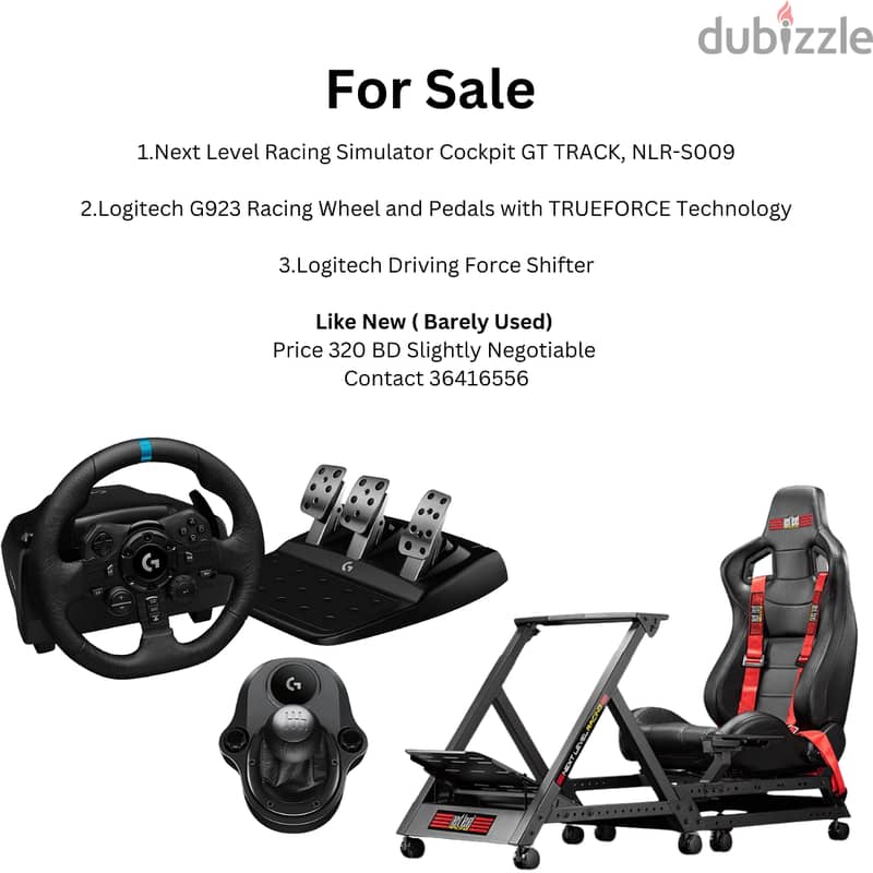 Next Level Racing Simulator + Logitech G923 Bundle – Like New 2