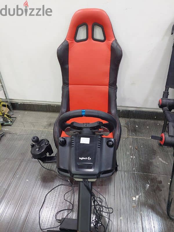 RACING CHAIR RED/BLACK +LOGITECH G29+SHIFTER 1