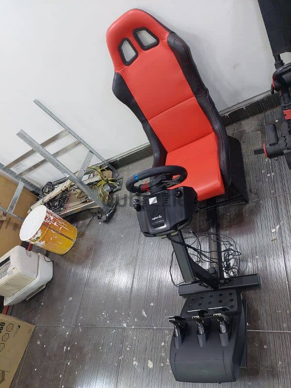 RACING CHAIR RED/BLACK +LOGITECH G29+SHIFTER 2