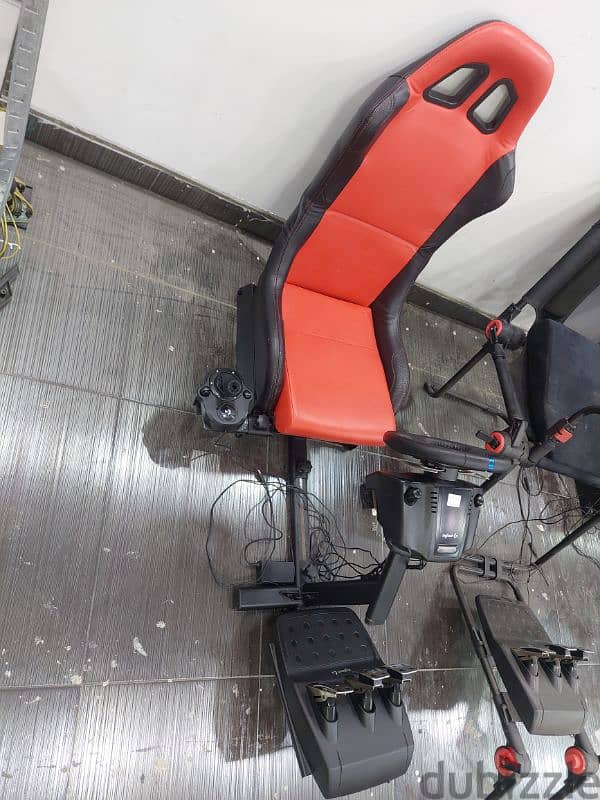 RACING CHAIR RED/BLACK +LOGITECH G29+SHIFTER 4