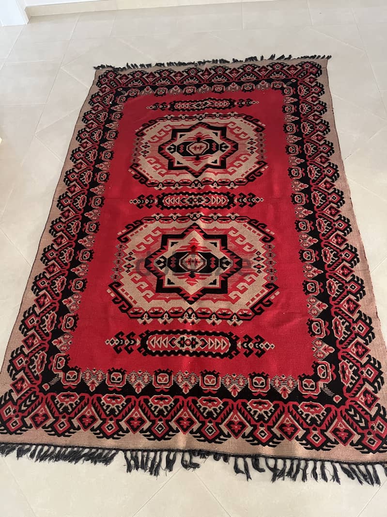 Handwoven Kilim Rug– Double-Sided 3