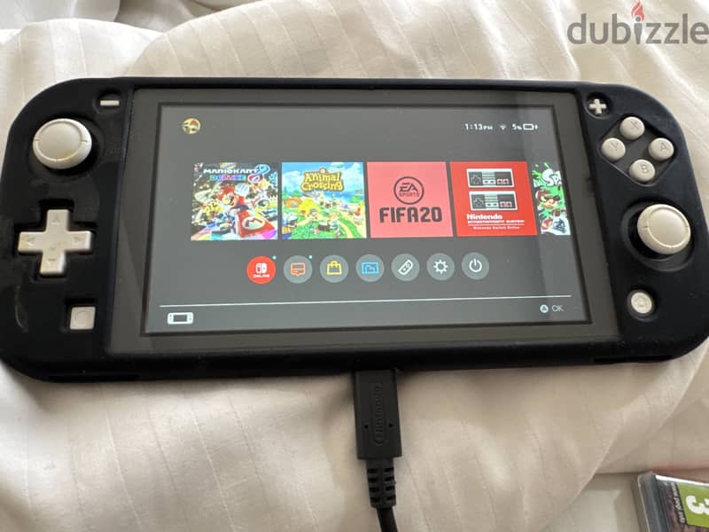 Nintendo switch plus 3 games 1