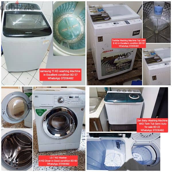 Washing machine and other items for sale with Delivery 10