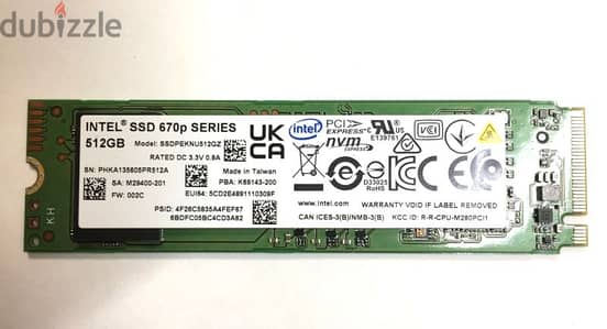 Laptop NVME SSD