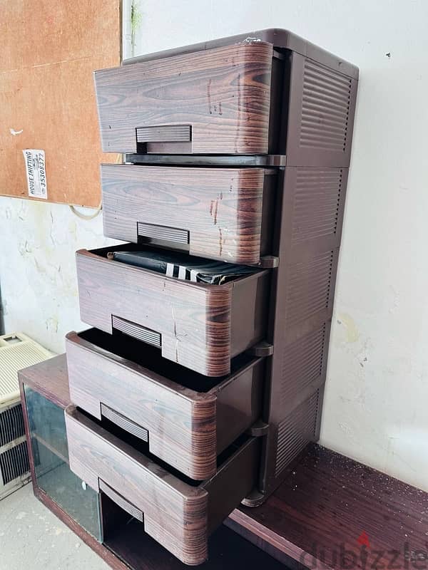 5 drawer storage box in new condition 10BD pick up from Riffa 36216143 1