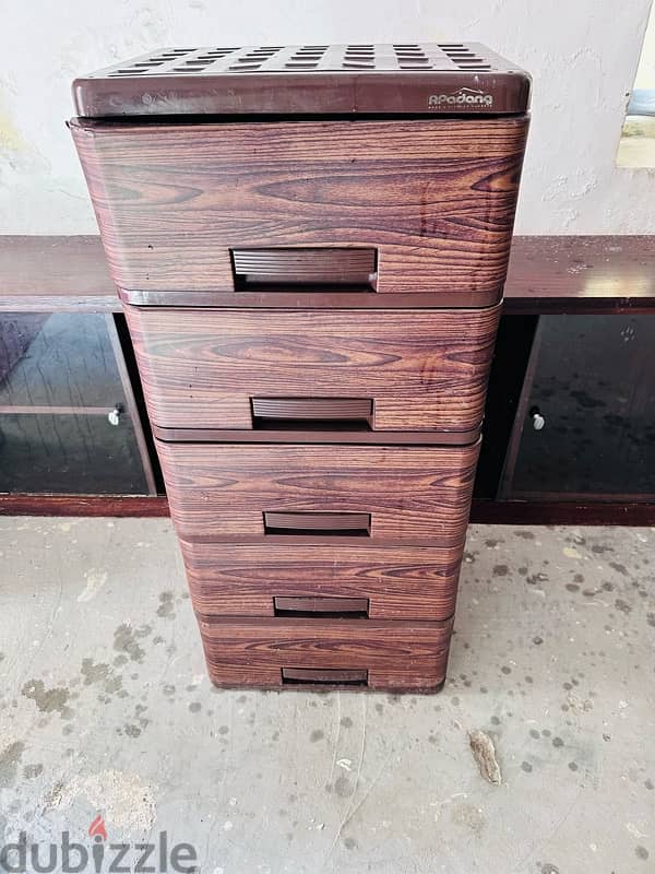 5 drawer storage box in new condition 10BD pick up from Riffa 36216143 4