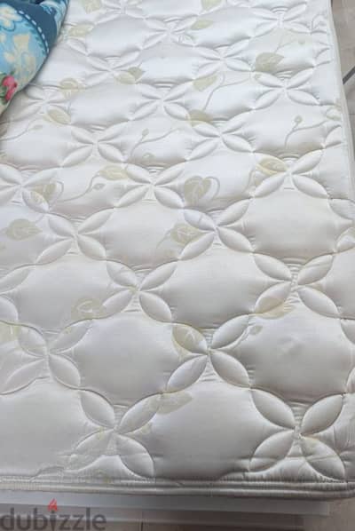 King size Bed with New spring mattress