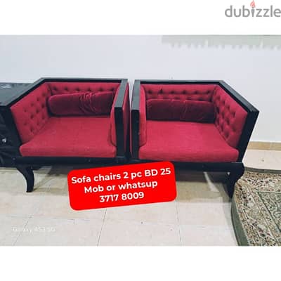 Sofa chair and other household items for sale with delivery