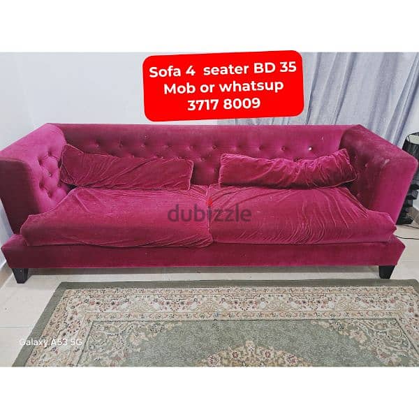 Sofa chair and other household items for sale with delivery 1