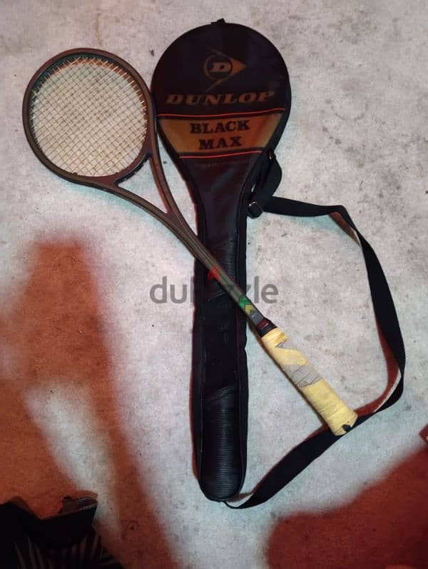 DUNLOP "MAX 500GS" GRAPHITE SQUASH RACKET 4