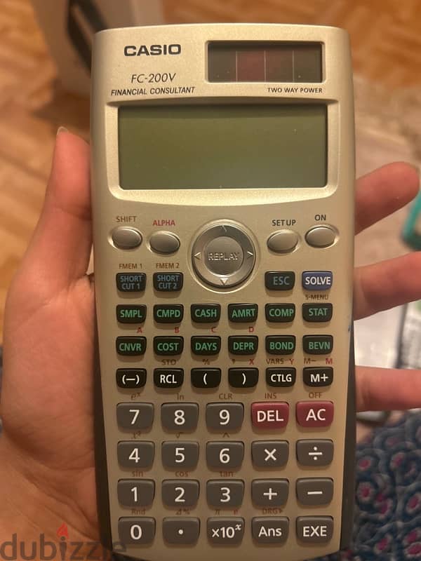 Casio calculator FC-200v 2