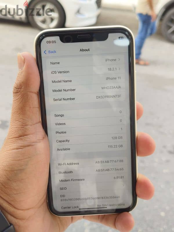 IPHONE 11 128 GB 91 battery looks like new phone 2