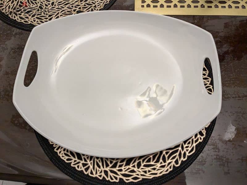 Glass material serving dishes for sale 0