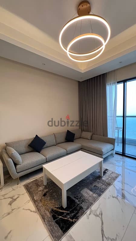 Sea View Modern Furnished One Bedroom Apartment. 11