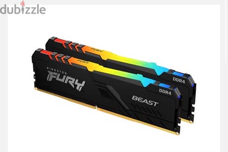 FURY Beast RGB Black Ram 16GB DDR4