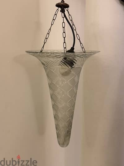 Cone shaped chandelier