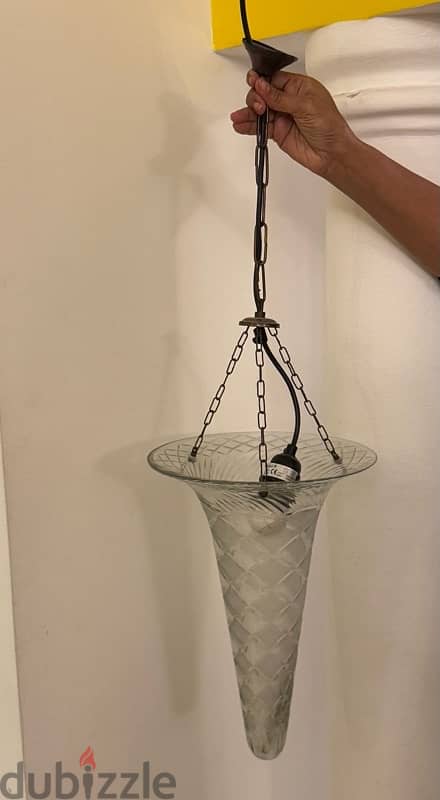 Cone shaped chandelier 1