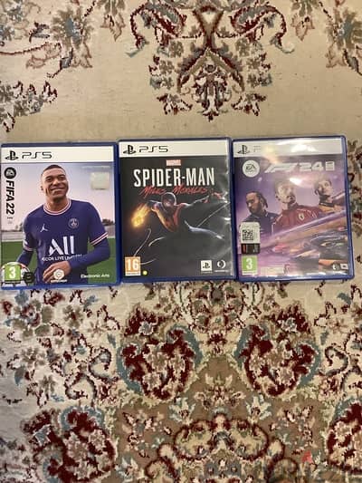 3 perfect condition games (no scratch)