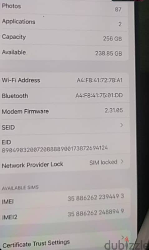 wireless good condition only SIM not working SIM lock 4