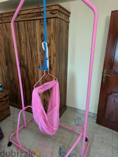 VERY LESS USED SWINGING BABY CRIB and CRADLE FOR SALE