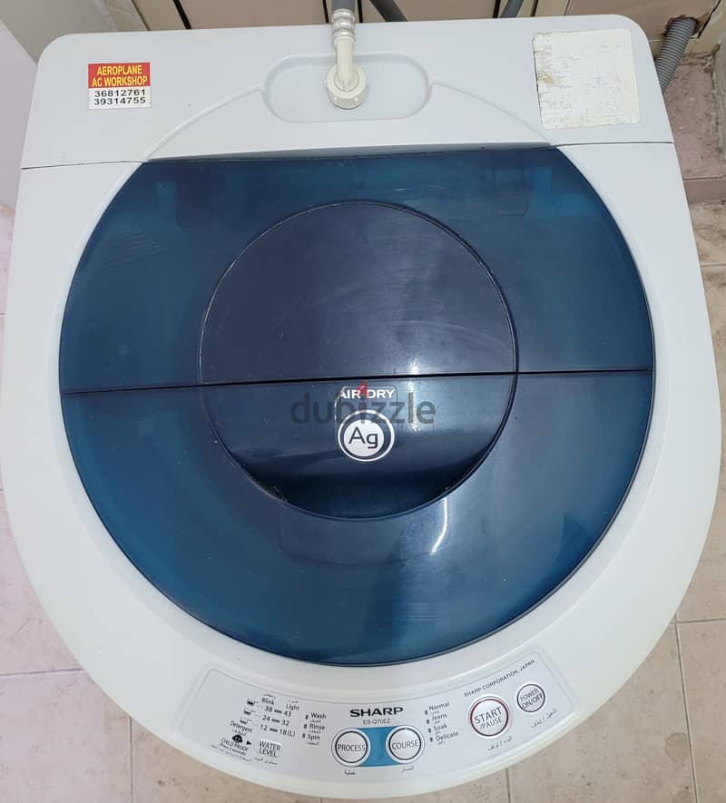 Sharp Japan Full Auto 7Kg washing machine with dryer function 0