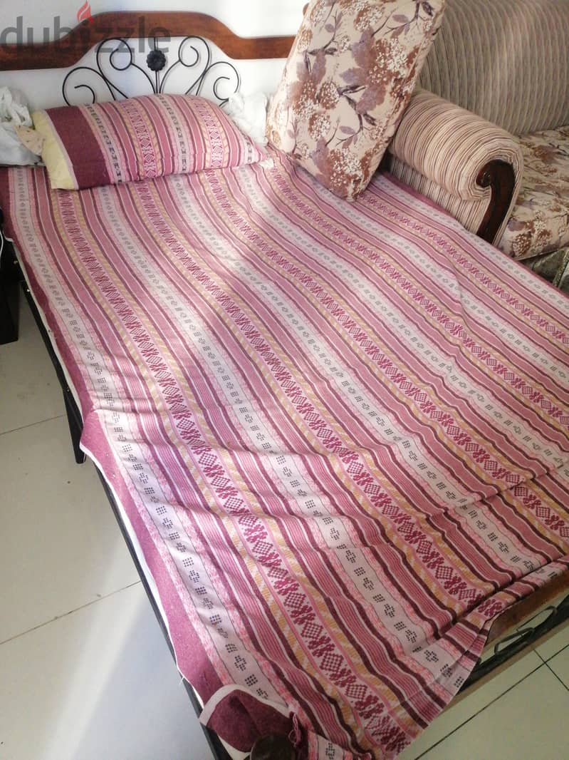 Bed for sale with mattress 1