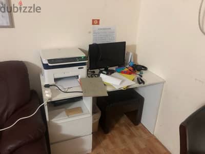 Study Table with drawers + Exceutive Chair