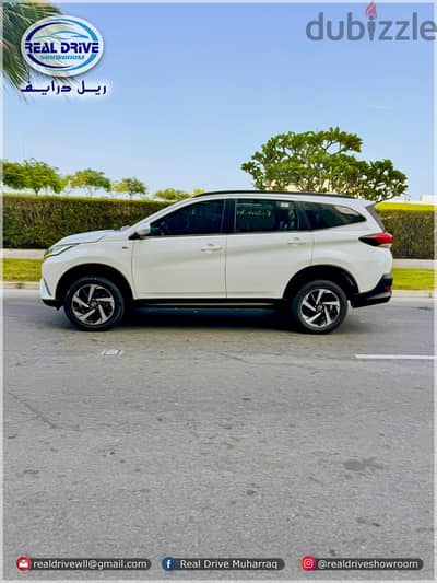 TOYOTA RUSH 7 SEATER CAR: 2020: 1.5L V4 WHITE 50000