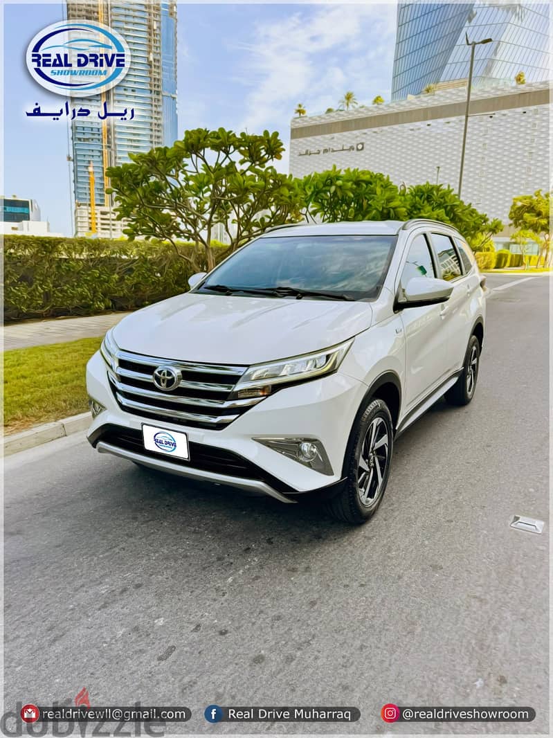 TOYOTA RUSH 7 SEATER CAR: 2020: 1.5L V4 WHITE 50000 3