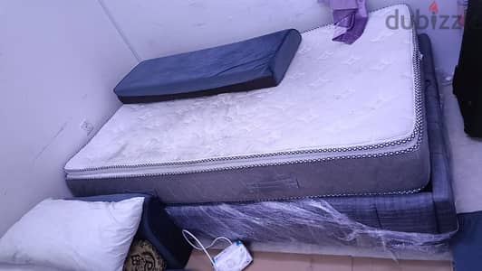 Storage Bed with mattress size 120/200 pick up from Riffa 36216143