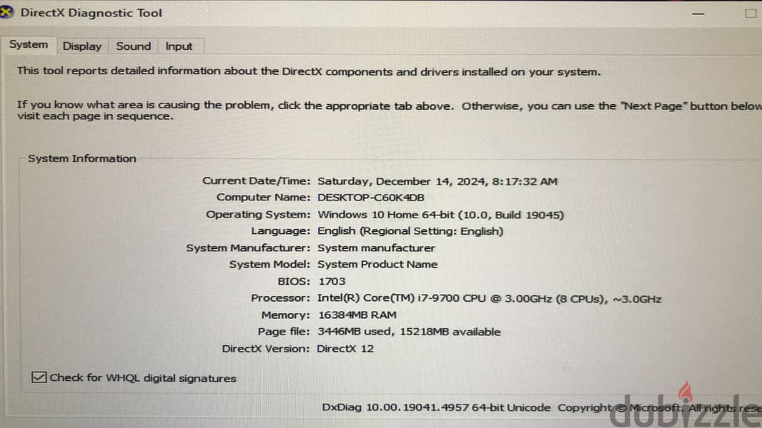 Asus Gaming Core i7 9th Generation Computer NVidia 12GB RTX Graphics 5