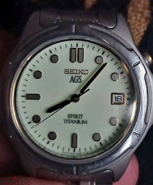 seiko AGS sipirt kinetic watch 0