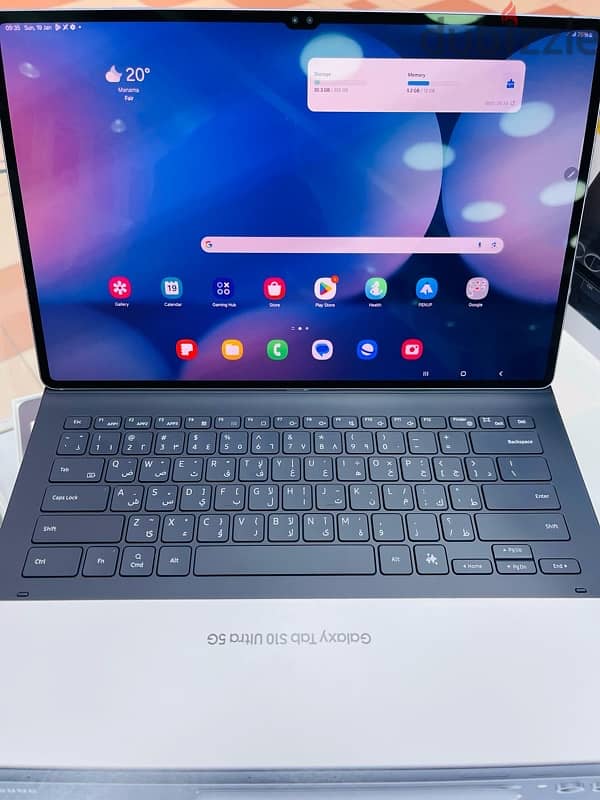 Used Samsung Galaxy Tab S10 Ultra 5G 256GB with keyboard 0