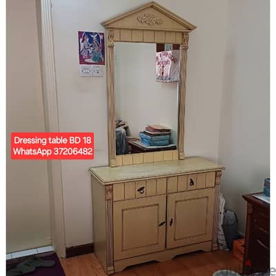 Dressing table and other items for sale with Delivery