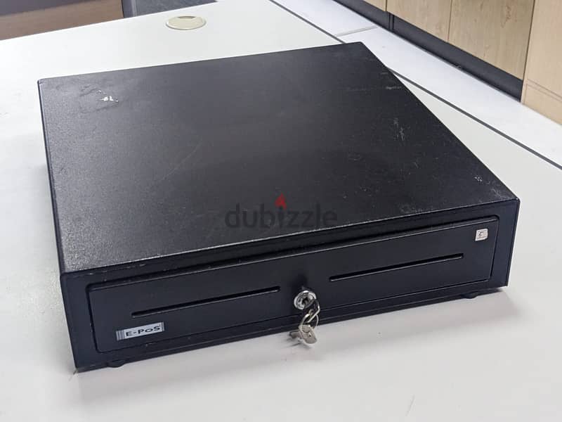 Cash Drawer With Lock & Key Good Perfect Condition Cell: 39548774 3