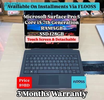 Microsoft Surface Pro 5 Core i5-7th Generation