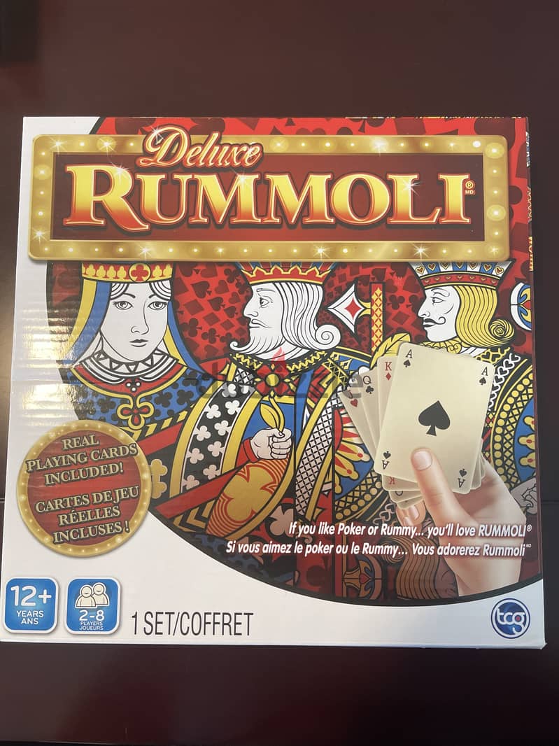 Kids Trivial pursuit and Rummoli 0