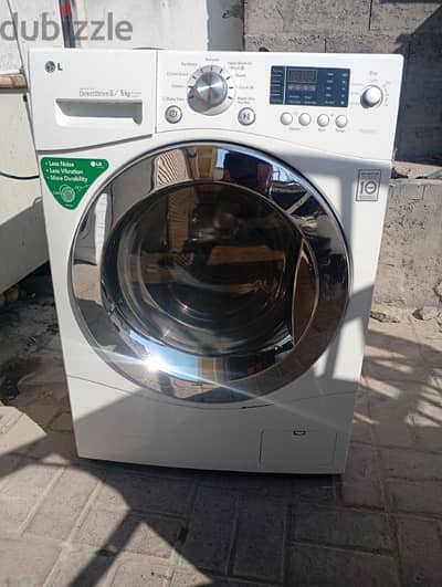 washing machine and with dryer LG 8/5 kg for sale