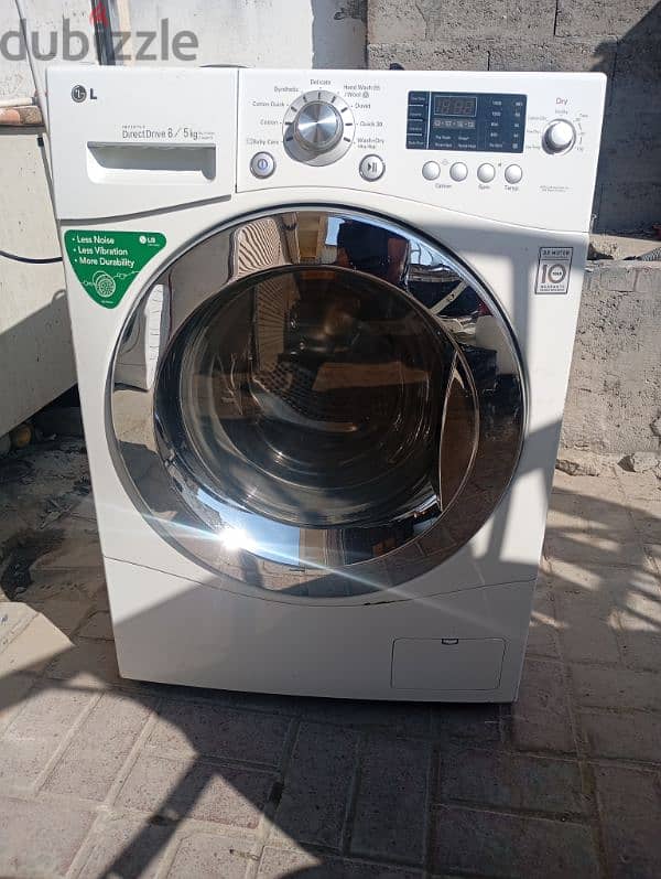 washing machine and with dryer LG 8/5 kg for sale 3