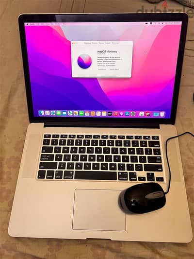 15.4 inches MacBook Pro intel i7 2.2GHz 16GB RAM 256GB SSD