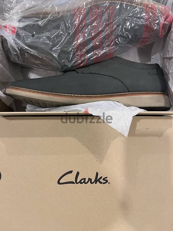 clarks, dark grey, size 42 1