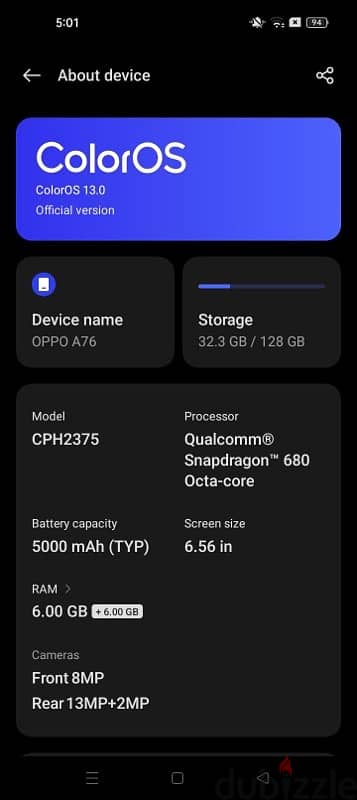 OPPO A76