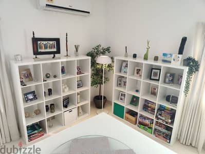 2 x IKEA Kallax shelf units