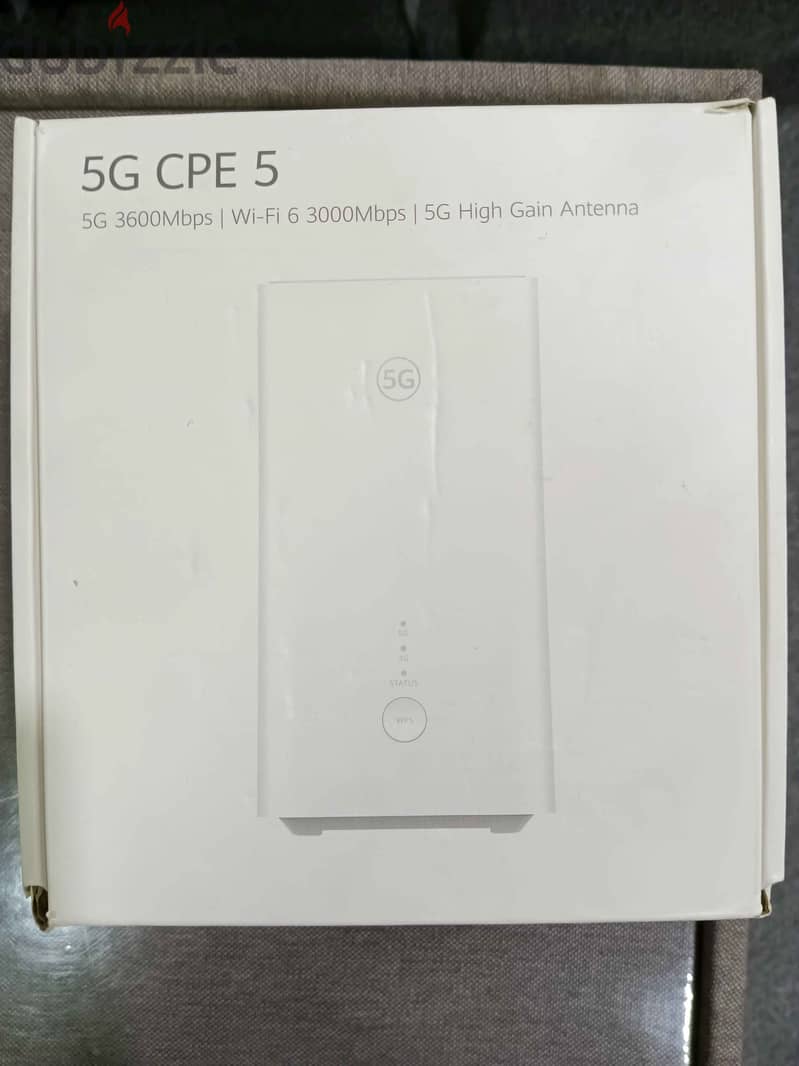 Huawei 5G CPE 5 Router - work on Zain Network Only 0