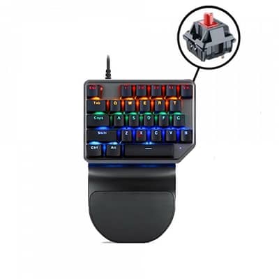 MotoSpeed K27 Wired Mechanical RGB Keypad - Red Switches