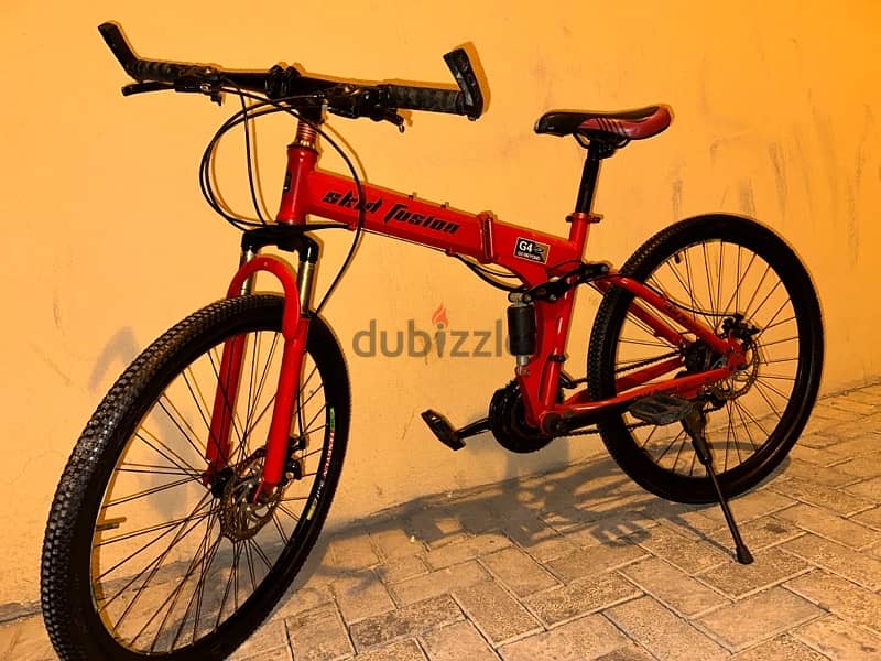 For sale foldable bike 26 size everything is working full condition 2