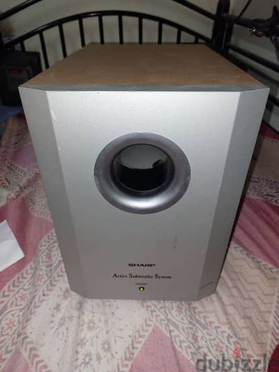 sharp active subwoofer 8 inch