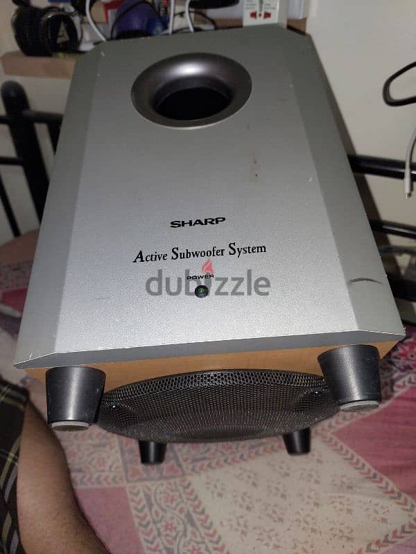 sharp active subwoofer 8 inch 5