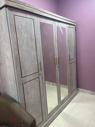 Cupboard with mirror